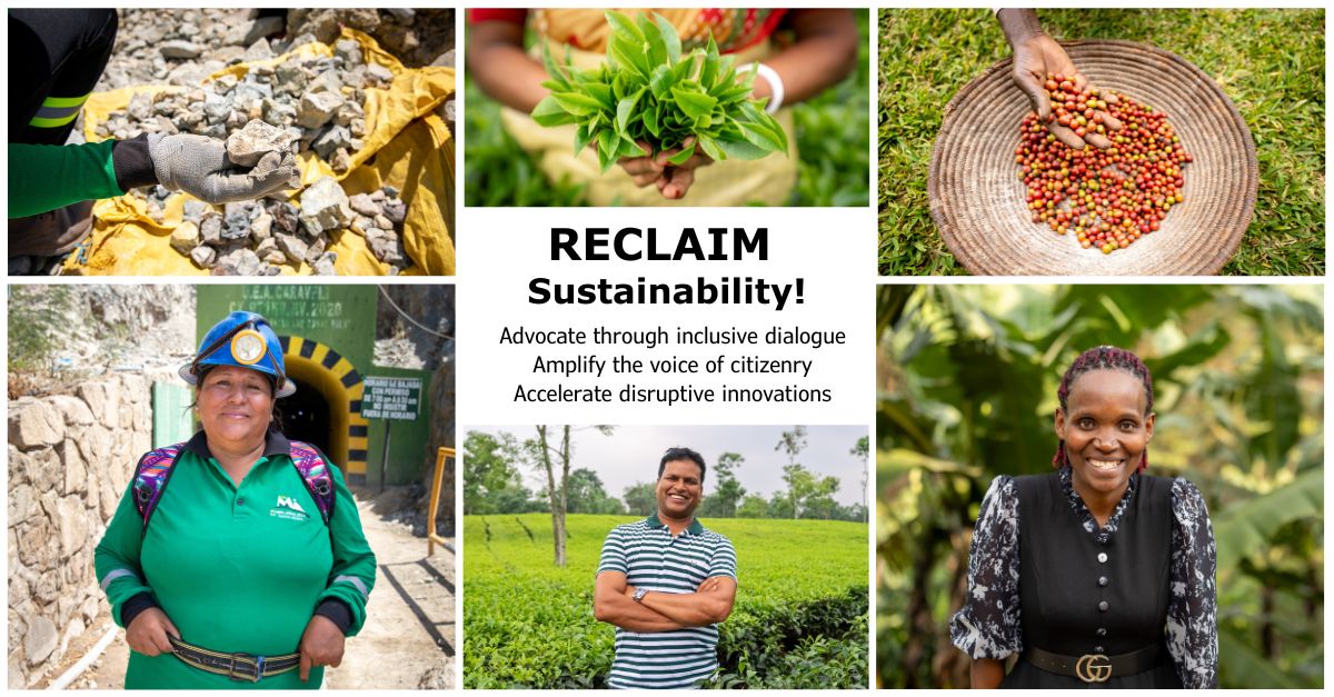 photo collage RECLAIM sustainability producers